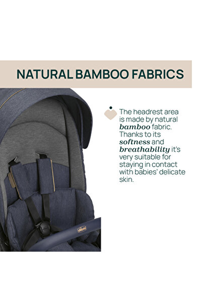 Chicco One4ever Lounge Stroller 0m-4y (0-22kg), Denim Shine