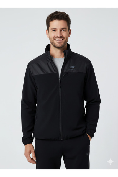 New Balance Mpj3119 3325 Ανδρικό Μαύρο Παλτό