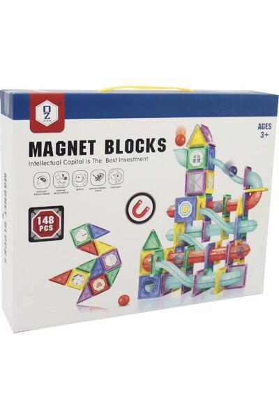 REZZOSS Magnetic Tiles Set Toys for Kids toddlers 3+, Building Blocks Construction, Magnitiles,(148pcs)