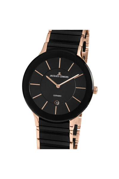 Jacques Lemans Ανδρικό Ρολόι Jacques Lemans 1-1855C, Quartz, 38mm, 5ATM