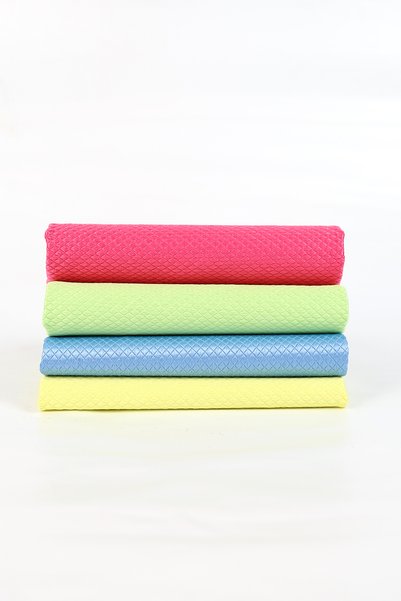 VİPEX 2 Pieces 50X70 cm Diamond Pattern Glass Cloth Flawless Cleaning Cloth