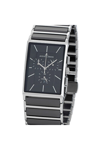 Jacques Lemans Ανδρικό Ρολόι Jacques Lemans 1-1900A, Quartz, 32mm, 5ATM