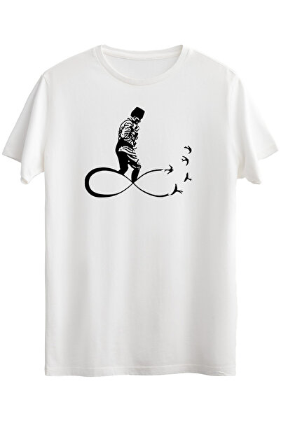 Çapıt Tricou cu mânecă scurtă cu decolteu cu imprimeu Atatürk Kocatepe 19 mai...