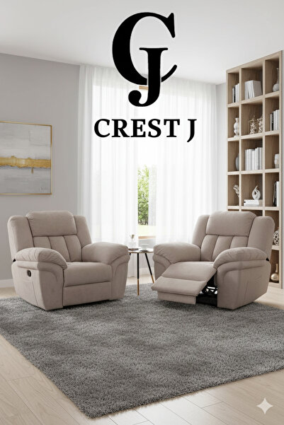 N ZONE كرسي استرخاء بيج مقاس كبير - تصميم مريح وفخم