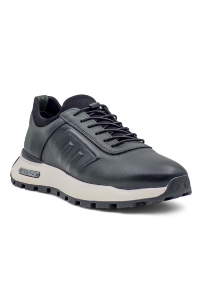 Voyager M294-1 Men's Khaki Leather Sports Shoes