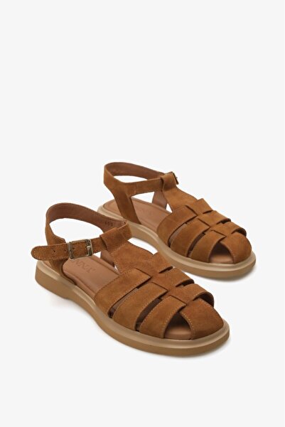 İNNA Meers Inna Women's Genuine Leather Sandals