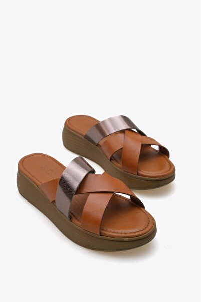 İNNA شبشب نسائي من الجلد الطبيعي من Zuva Inna