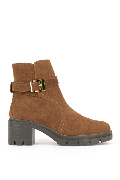 Ziya , Kadın Hakiki Deri Bot 1531022Z76942 Tütün