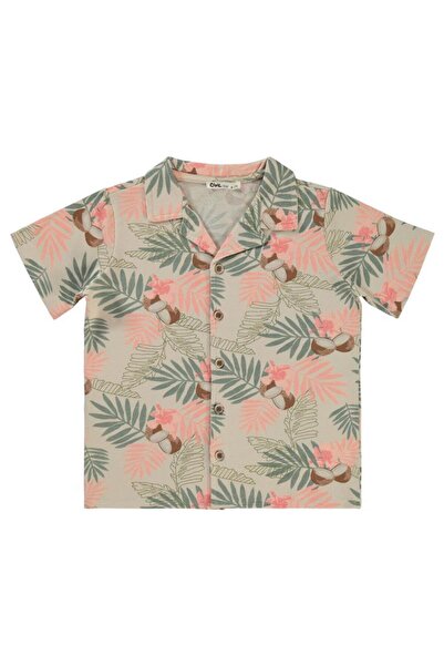 Civil Boys قميص يابارت مطبوع للأعمار من 10 إلى 13 سنة - بيج للأعمار من 11 إلى...