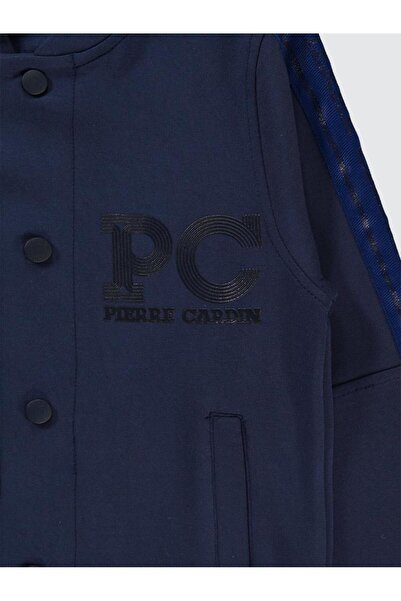 Pierre Cardin PC Baskılı 6-9 Yaş Hırka - Lacivert8-9 Yaş
