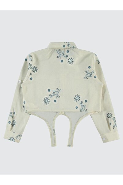 Civil Girls Turquoise Colored Girl 6-9 Years Old Lishcelki Shirt