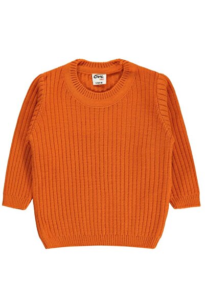 Civil Baby 6-18 Months Baby Girl Knitwear Sweater - Copper