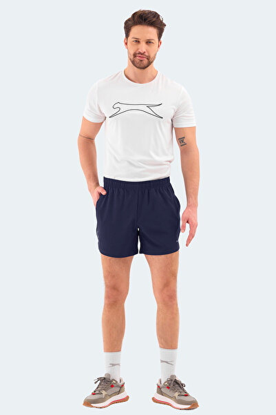Slazenger ROMANO Erkek Cepli Fıtness Lacivert Şort