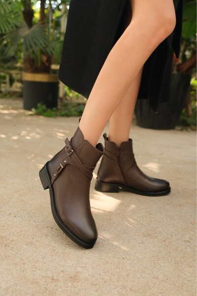 İNNA Bellana İnna Kadın Hakiki Deri Topuklu Bot