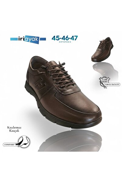 İriayak Piele naturală de mărime mare 45-47 / Pantofi casual cu talpă confort...