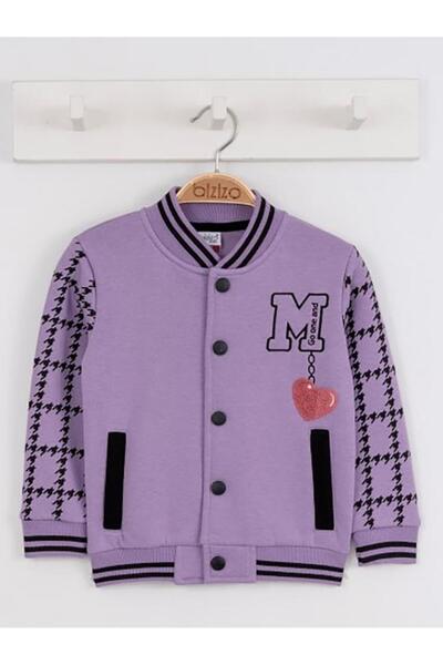 Bizizo سترة كوليدج للفتيات من عمر 2-5 سنوات - أرجواني من عمر 2-3 سنوات