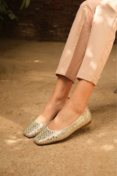 İNNA Cancianal İnna Women's Stoned Ballerinas