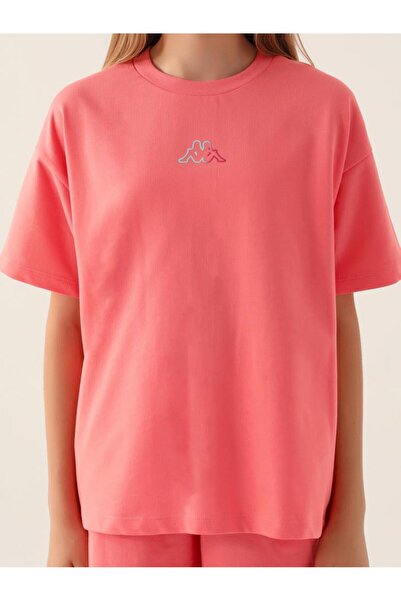 Kappa Girl's T-Shirt 5-15 Years Neon Pink