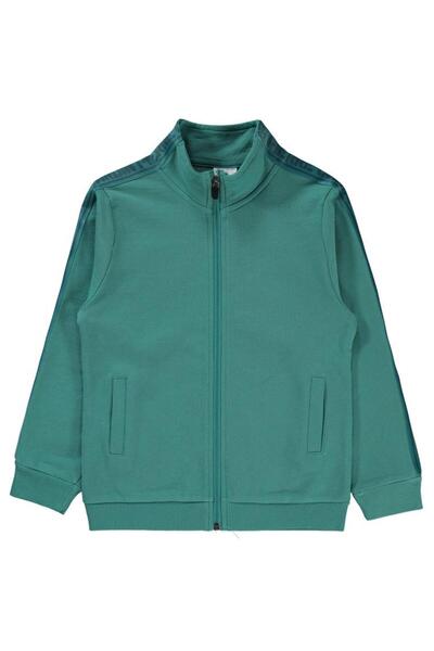 Pierre Cardin Striped Cardigan for 10-12 Years Old - Green for 10-11 Years Old