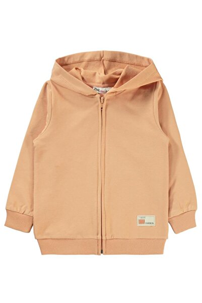 Civil Girls Girl's Hooded Cardigan 10-13 Years Italian Clay