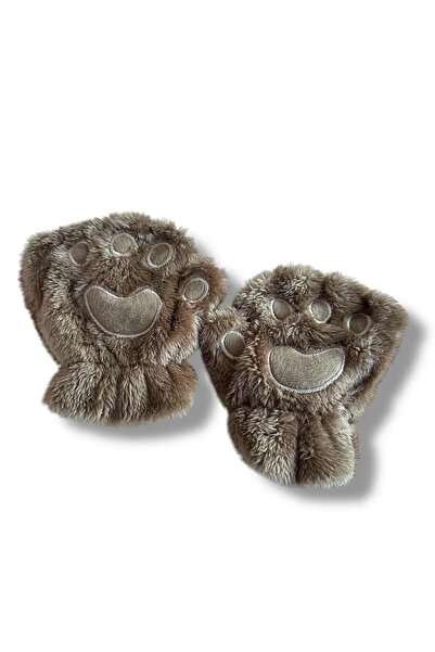 MARS BABY Fată Băiat Copil Fără Degete Labe Maro Mănuși De Pluș