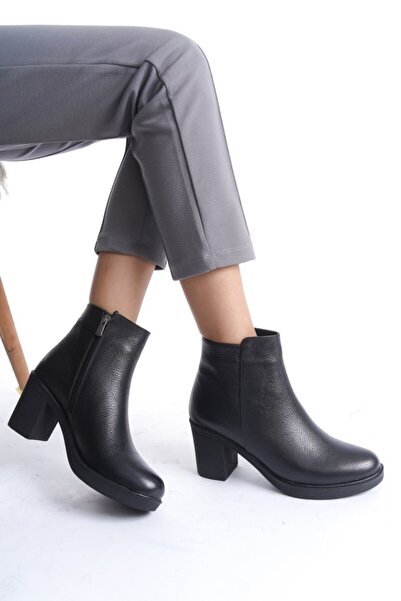 İNNA Ulyana Inna Kadın Hakiki Deri Topuklu Bot