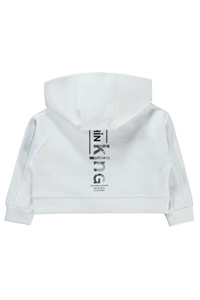 Civil Girls Girl's Hooded Cardigan 2-5 Years White