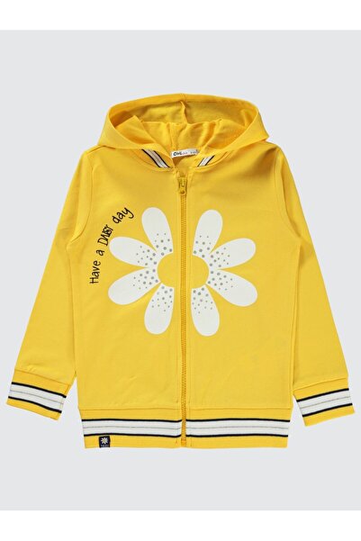 Civil Girls Kız Çocuk Hırka 6-9 Yaş Sarı