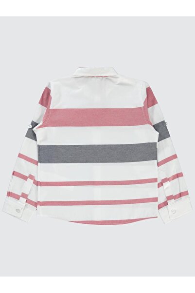 Civil Boys Striped 6-9 Years Old Shirt - Red7-8 Years Old