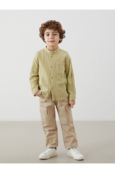 LC Waikiki Pantaloni cargo pentru băieți Özmarka, sezon nou, cu talie elastică