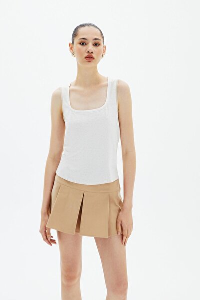 Rue Studio Блузка з контрастним візерунком у вигляді кісток