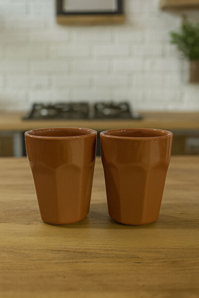 SİHİRLİ AYAKLAR 2-Piece Milk Coffee Color Ceramic Mug Coffee Cup Tea Cup Gift Mug Latte Cup 200 ml