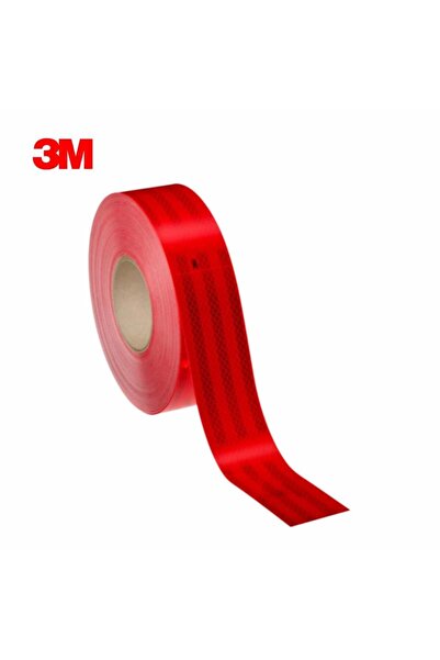 3M REFLEKTİF ŞERİT 55 MM KIRMIZI (SERT YUZEY) (1 MT FİYATIDIR)
