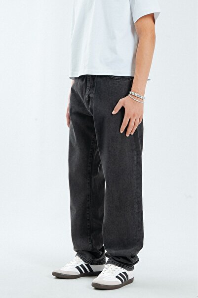 GRJ denim Smoke Baggy Fit Erkek Jean Pantolon
