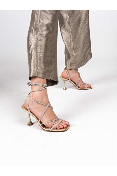 İNNA Γυναικείο βραδινό φόρεμα Kunta İnna Παπούτσια με πέτρινο τακούνι