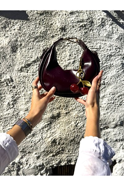 serenıa Cherry Kadın Bordo Omuz Çantası