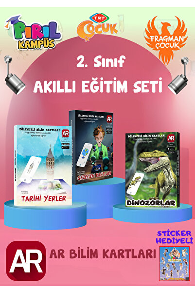 TRT ÇOCUK PIRIL بطاقات العلوم الممتعة - الديناصورات في الواقع المعزز - المواق...