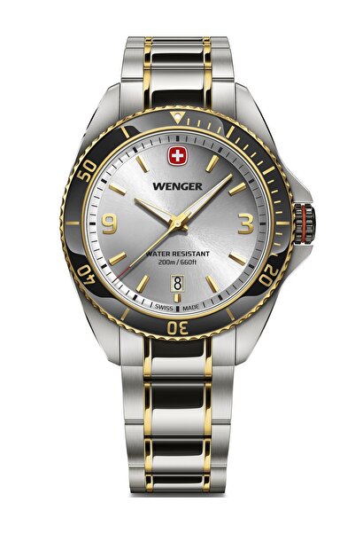 Wenger Mens Watch Wenger 01.2031.106, Quartz, 40mm, 20ATM