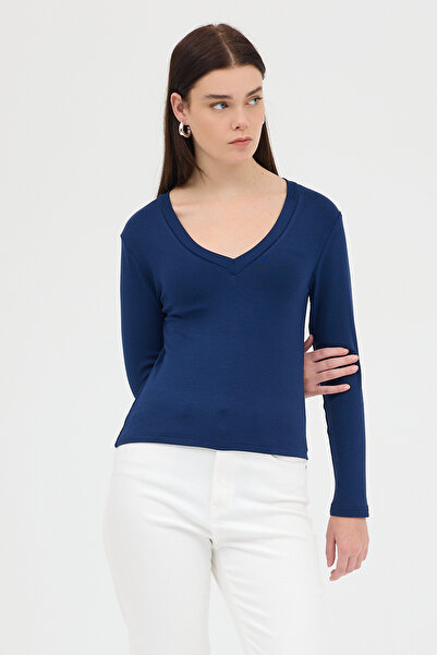 Rays Боди с дълъг ръкав и V-образно деколте Laci 1452