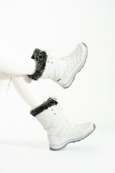 Hammer Jack Beyaz Kadın Kar Botu 101 20109-G Beden: 38