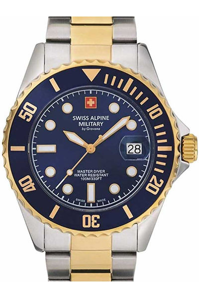 Swiss Alpine Military Ceas bărbătesc Swiss Alpine Military 7053.1145, cuarț, ...