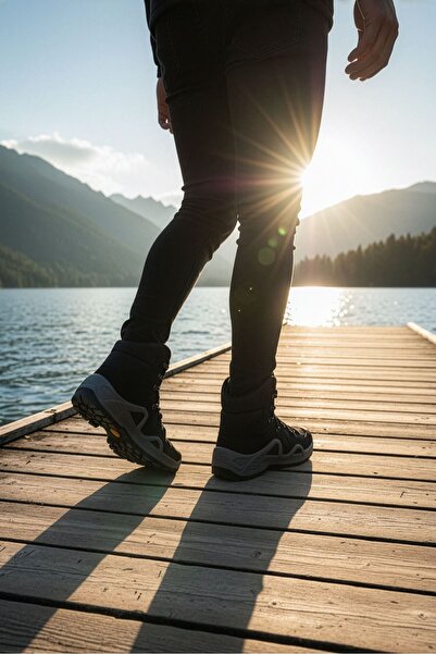 BIG KING Siyah Füme Combat Gtx Waterproof Fermuarlı Bot