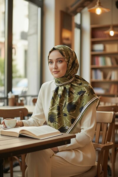 Onur Eșarfă - Eșarfă de top Trending Soft Seasonal Fabric Rose Pattern Magazin de modă Produs de modă