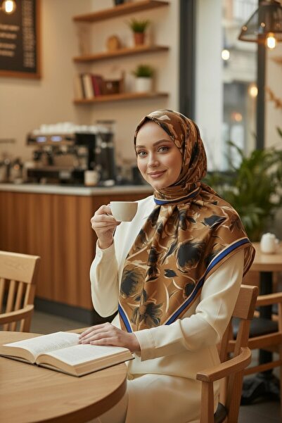 Onur Eșarfă - Eșarfă de top Trending Soft Seasonal Fabric Rose Pattern Magazin de modă Produs de modă