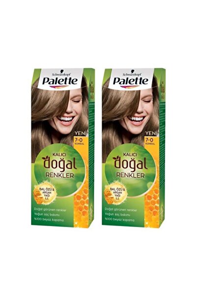 Palette Kalıcı Doğal Renkler 7-0 Kumral X 2 Adet