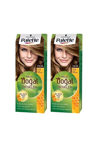Palette Kalıcı Doğal Renkler 7-5 Açık Karamel X 2 Adet