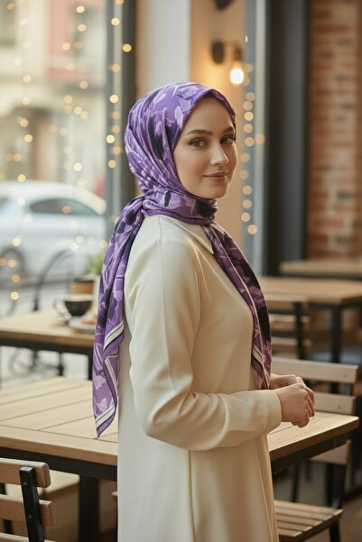 Onur Eșarfă - Eșarfă de top Trending Soft Seasonal Fabric Rose Pattern Magazin de modă Produs de modă