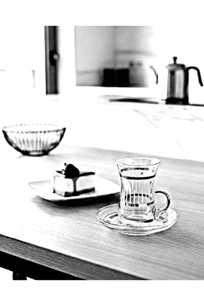 Paşabahçe 62561 Tabanı Kalın Desenli 12 Parça Çay Seti 100 Cc