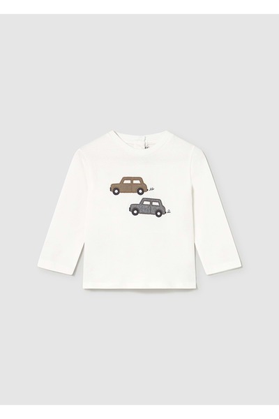 MAYORAL Boy's Tshirt Cream