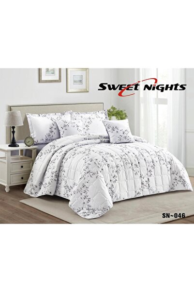 Gerenic مفرش صيفي مشجر حشوة مضغوط مايكروفايبر - نفرين ٦ قطع